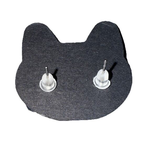 NWT HOLIDAY RED CRYSTAL REINDEER Silverstone STUD PIERCED EARRINGs - Picture 2 of 3